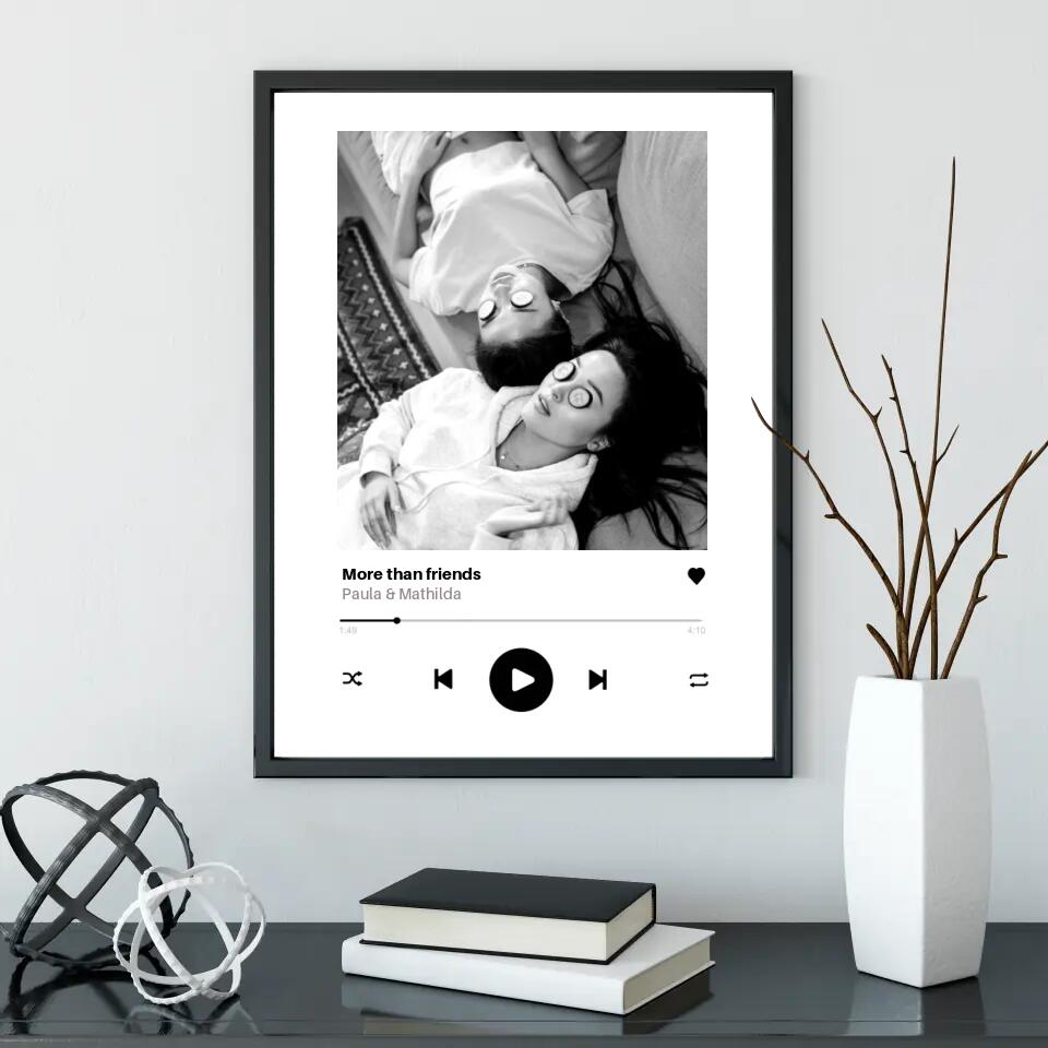 Music Player - Poster - personalisierbar